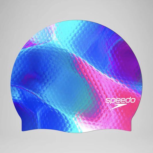 Adult Printed Silicone One Cap Blue