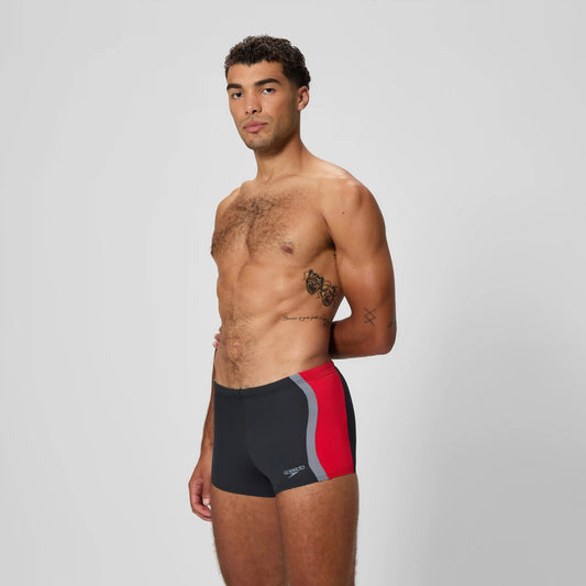 Men's Splice Square Leg Black/Red