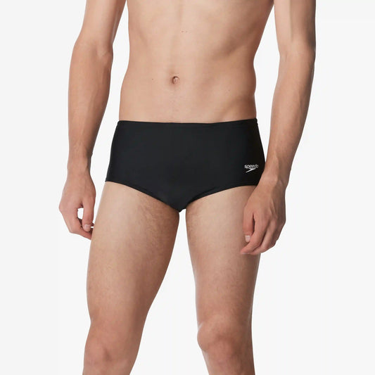 Men's Solid Dive Swim Bottom Black
