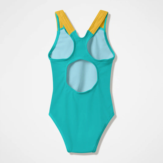Infant Girls Medalist One Piece Turquoise