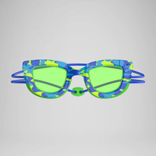 Kids Sunny G Pop Seasiders Print Goggles Green