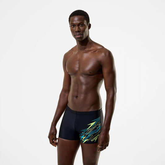 Men's Logo Aquashorts Black/Green