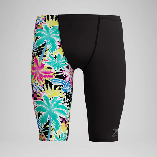Men's Club Training Printed Jammer Black/Green