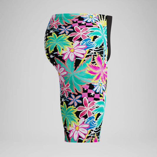 Men's Club Training Printed Jammer Black/Green