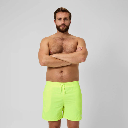 Men's Essential Watershort Swim Trunks Black/Yellow
