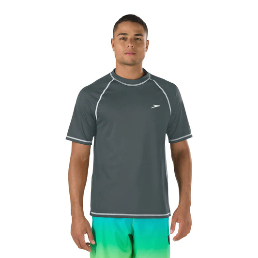 Easy Short Sleeve Swim Rashguard Grey