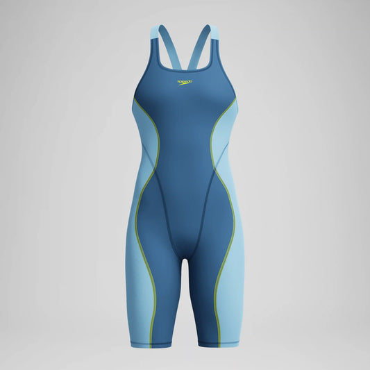 Female Fastskin HyperSpark Openback Kneeskin Blue