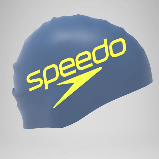 Adult Silicone Cap Blue/Yellow