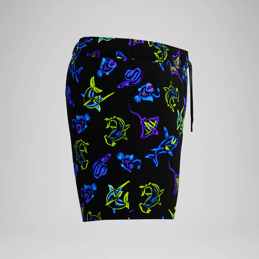 Men's Redondo Edge Printed Swim Shorts Navy
