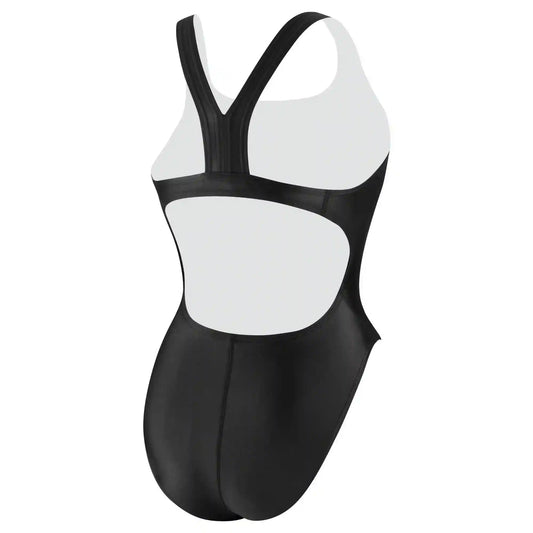 Girl's Solid Youth Super Pro One Piece Black