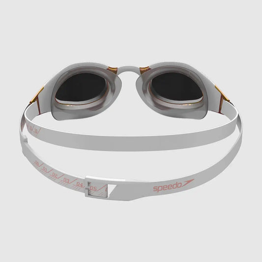 Adult Fastskin Hyper Elite Mirrored Goggles White/Rose Gold