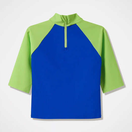 Infants Printed Long Sleeve Rashguard Blue/Green
