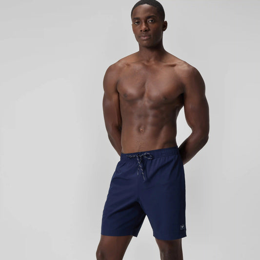 Men's Solid Volley Swim Trunks Navy