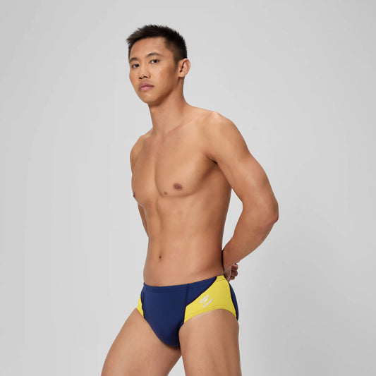 Men's Spark Splice Brief Gold
