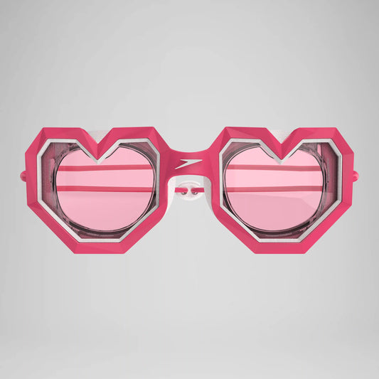Kids Sunny G Diamond Heart Goggles Pink