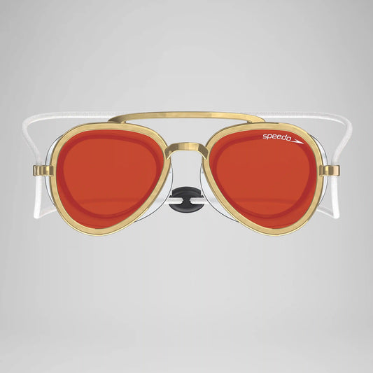 Adult Sunny G Mariner Mirror Goggles Red/Gold