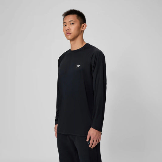 Men's Easy Long Sleeve Rashguard Black