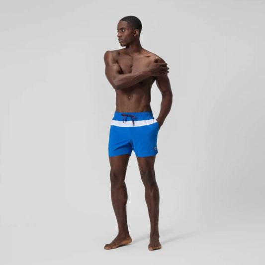 Men's Jetstream Retro Volley Swim Shorts Blue/White