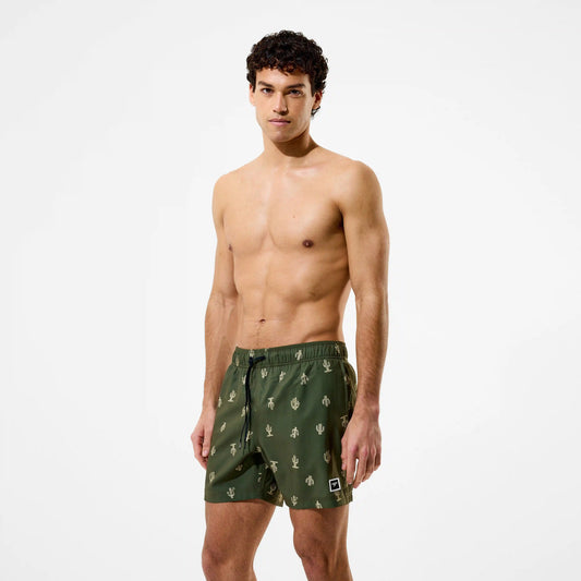Men's Redondo Edge Printed Swim Shorts Green